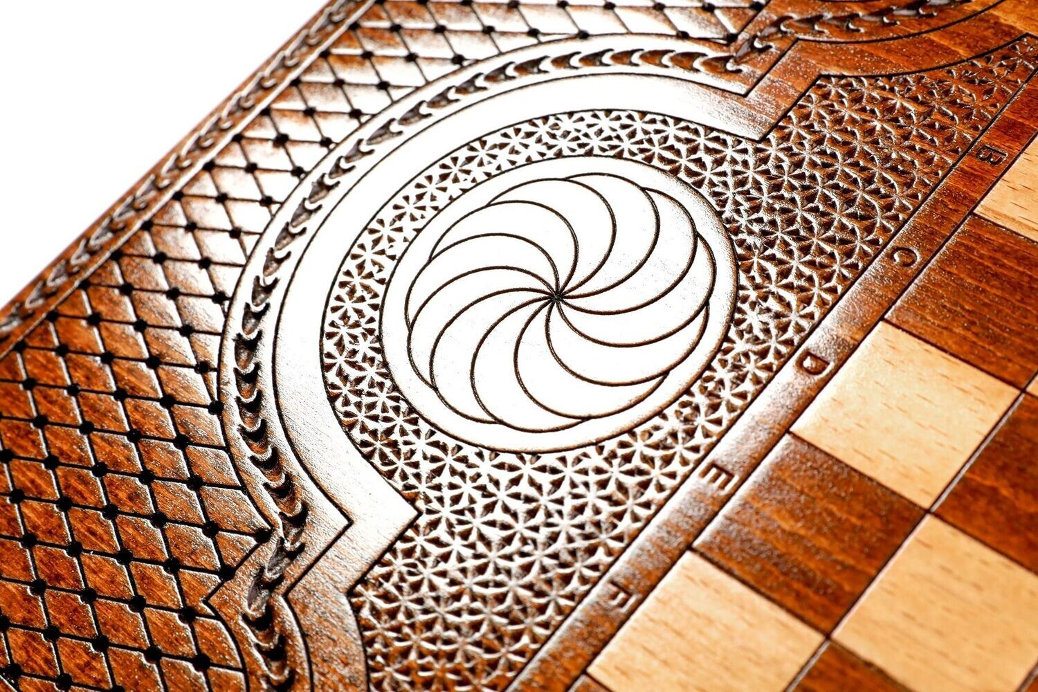 Backgammon Set Lion 24&quot; x 12&quot;