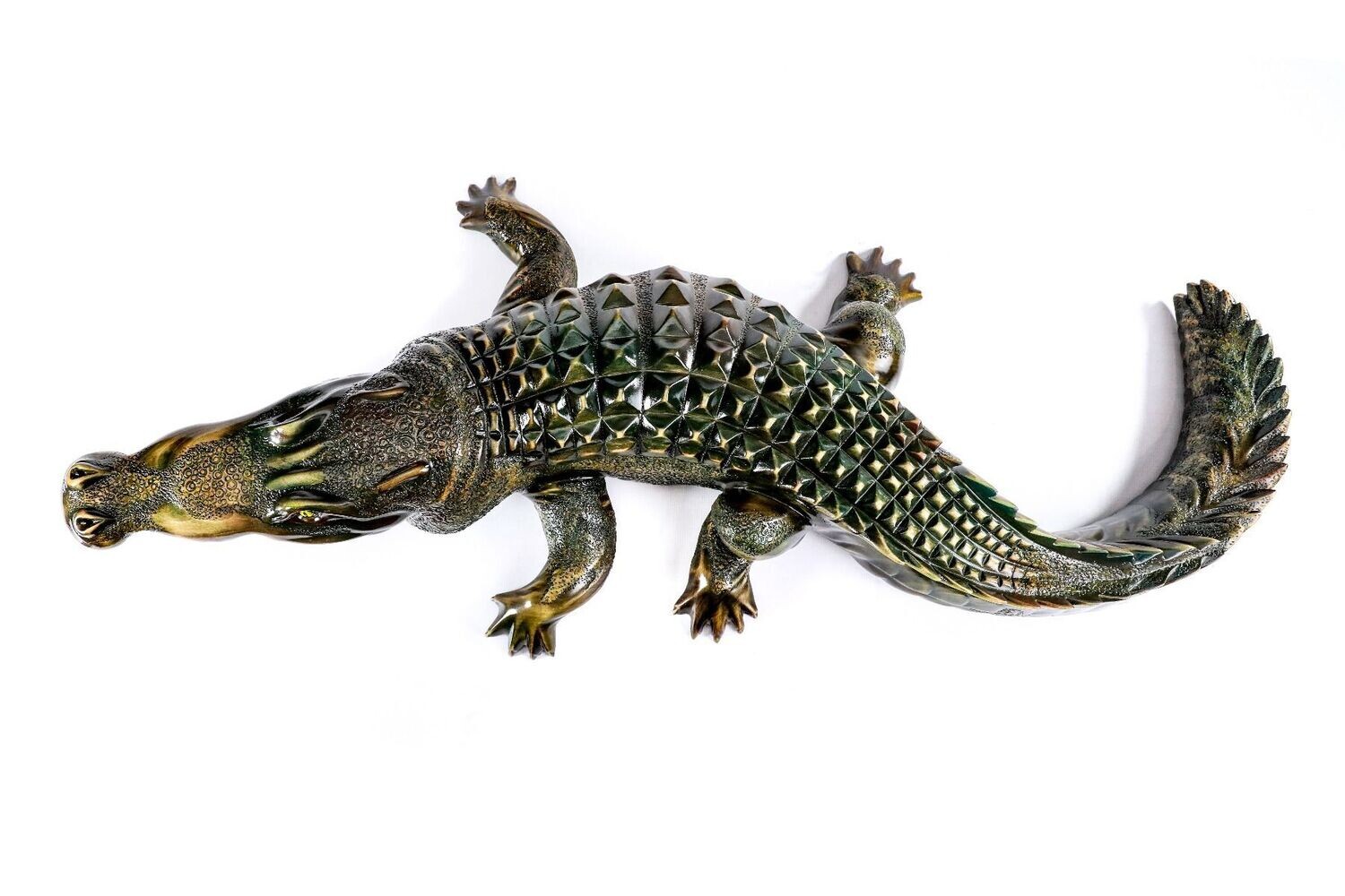 Crocodile sculpture 44&quot;x24&quot;x8 inches