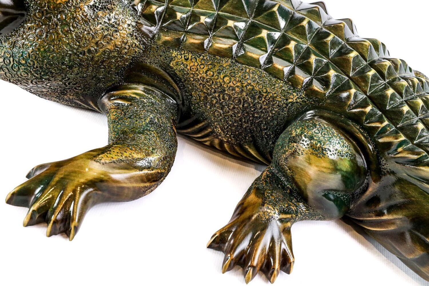 Crocodile sculpture 44&quot;x24&quot;x8 inches