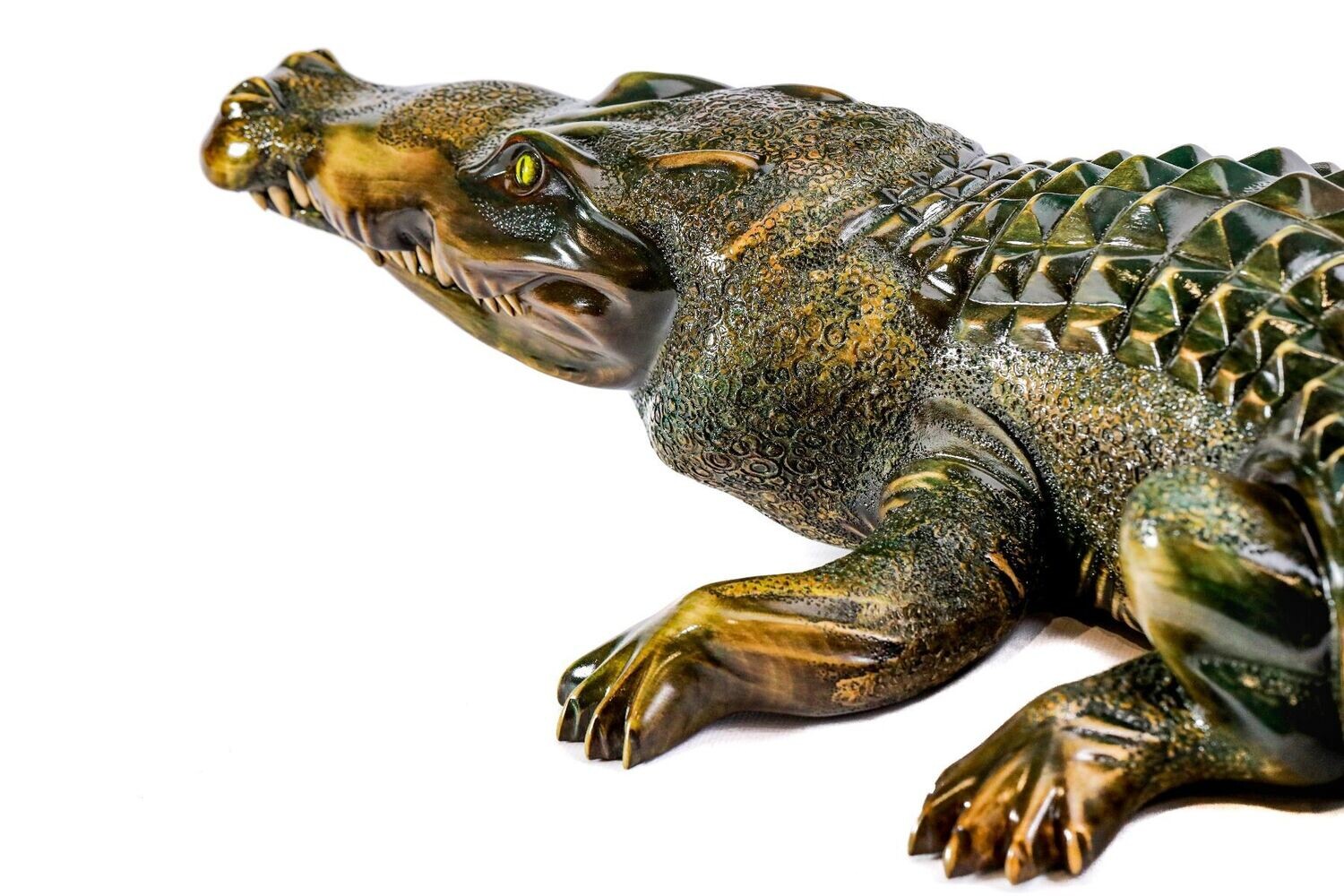 Crocodile sculpture 44&quot;x24&quot;x8 inches