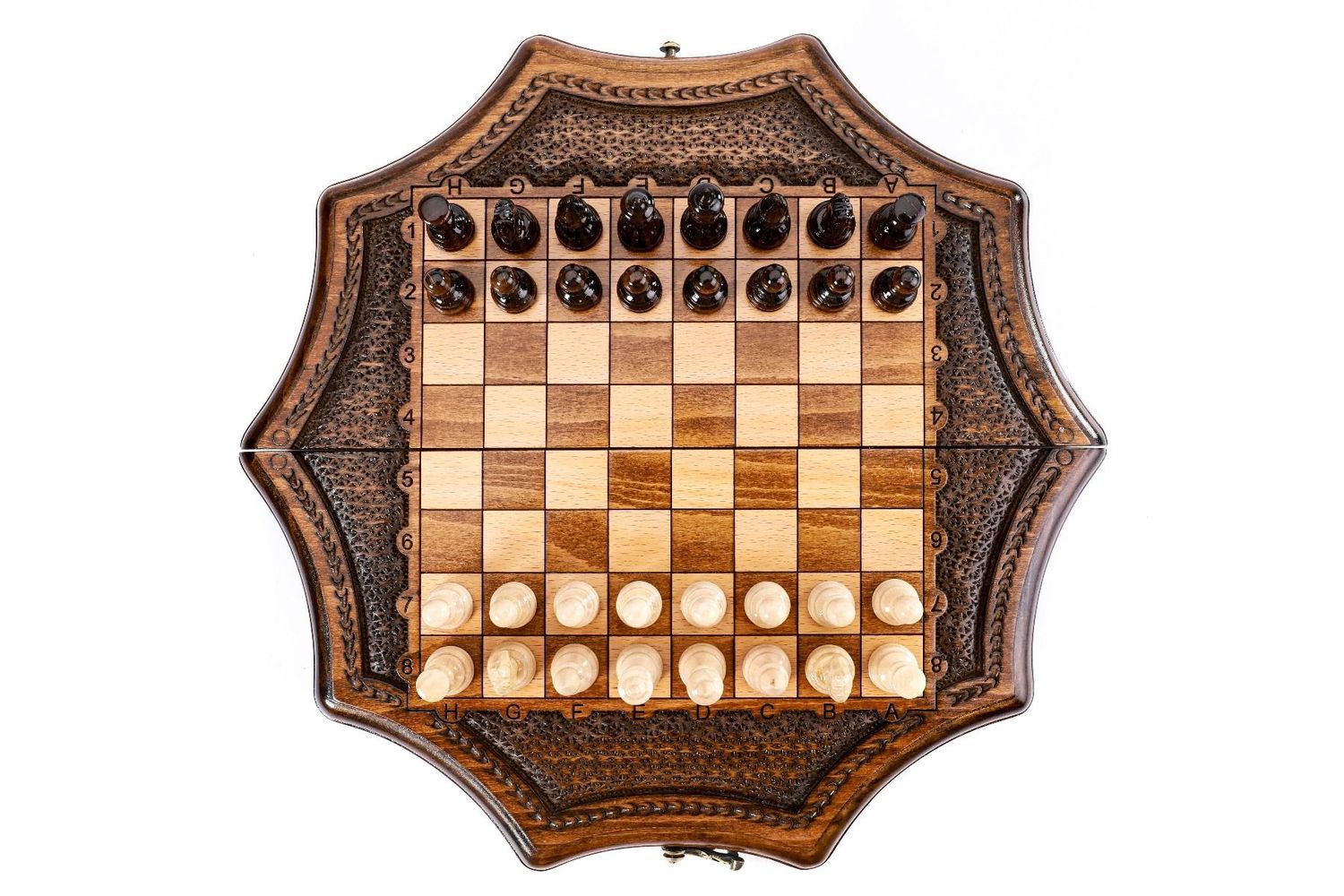 Star-Shaped Chess Set 30cm