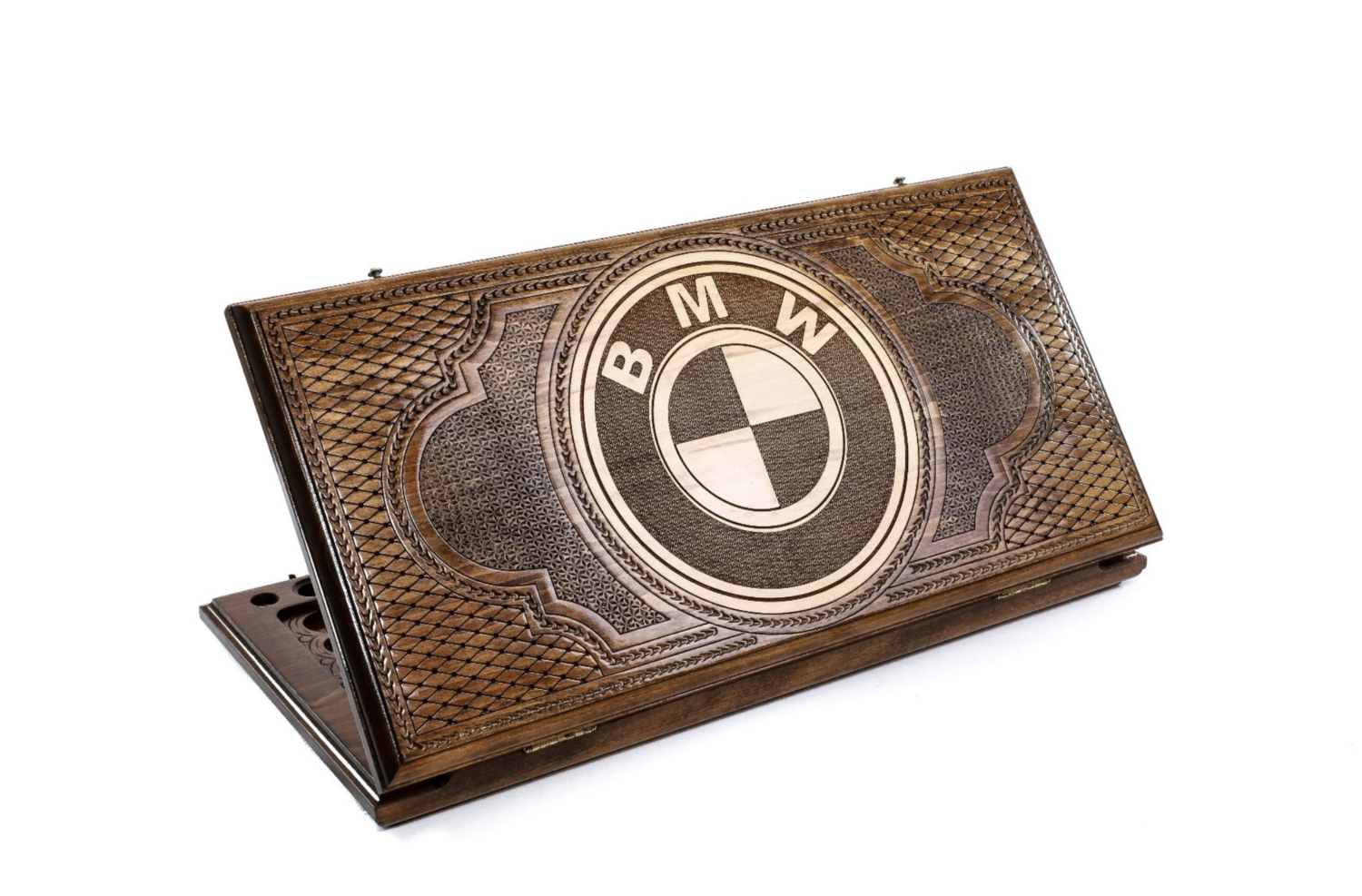 BMW backgammon UPGRADED Version 24" x12" x 2"