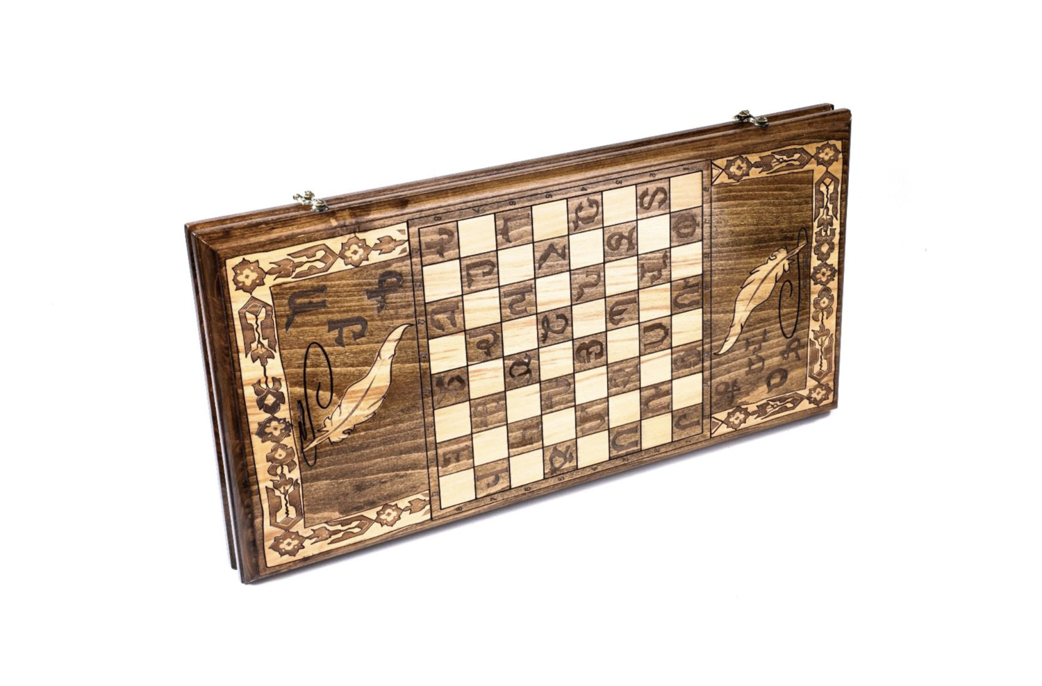 Armenian Alphabet backgammon classic 24x24x2"