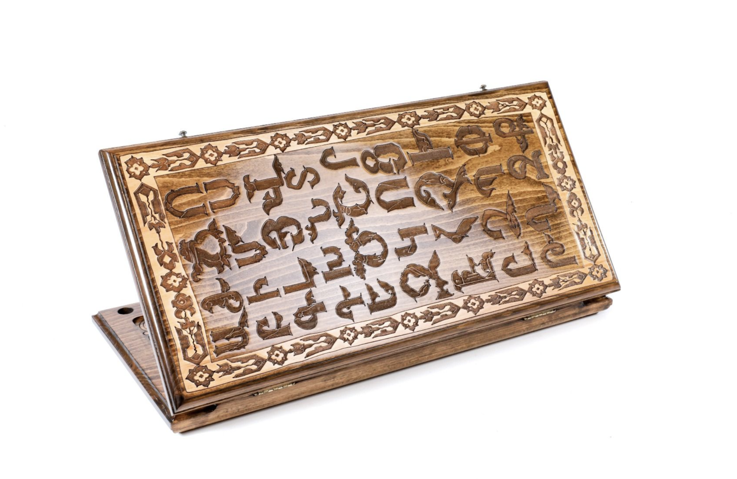 Armenian Alphabet backgammon classic 24x24x2"