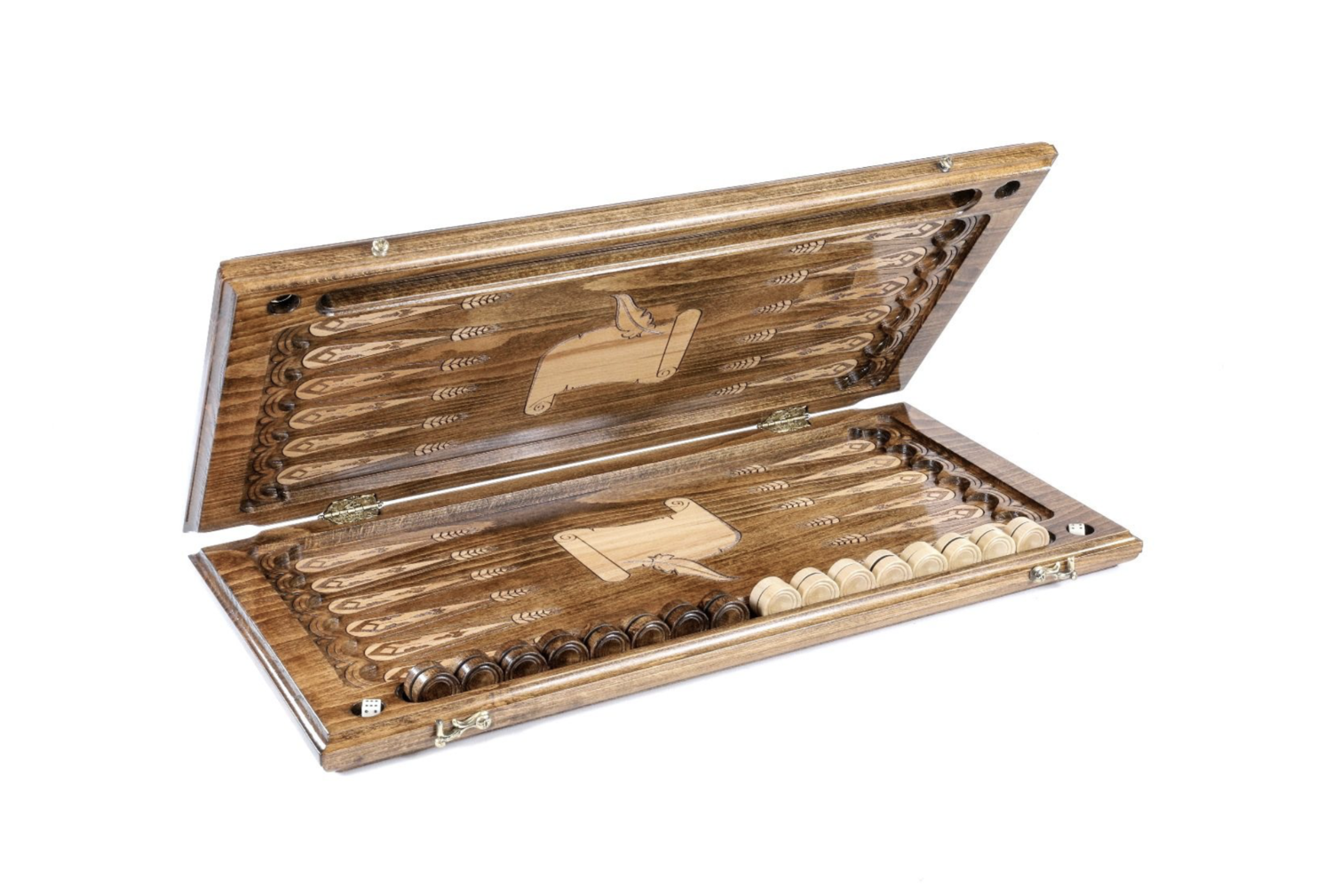 Armenian Alphabet backgammon classic 24x24x2"