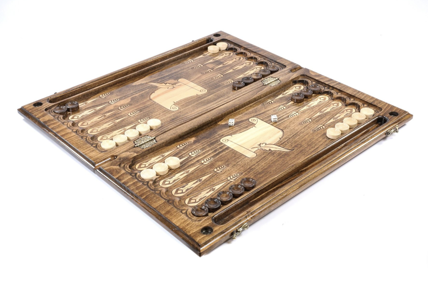 Armenian Alphabet backgammon classic 24x24x2"