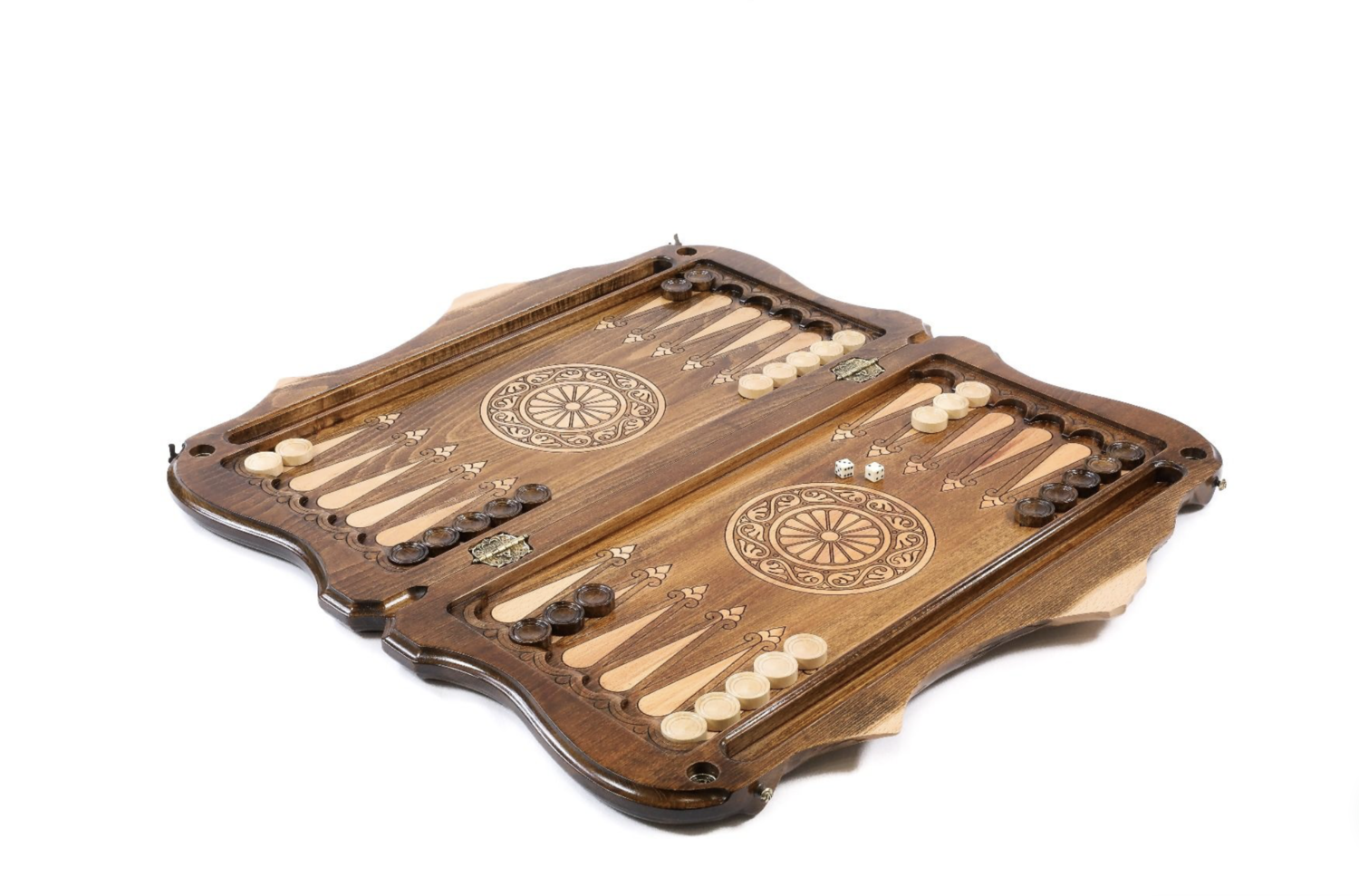 Eternity backgammon with copyrighted Mount Ararat outline 24 " 12"