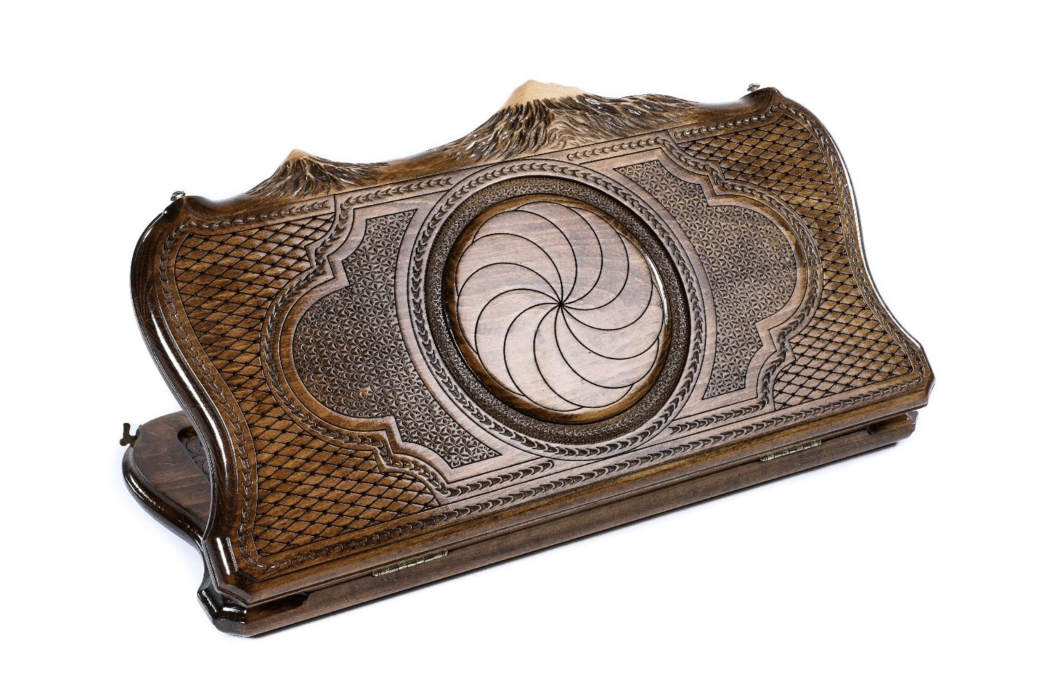 Eternity backgammon with copyrighted Mount Ararat outline 24 " 12"