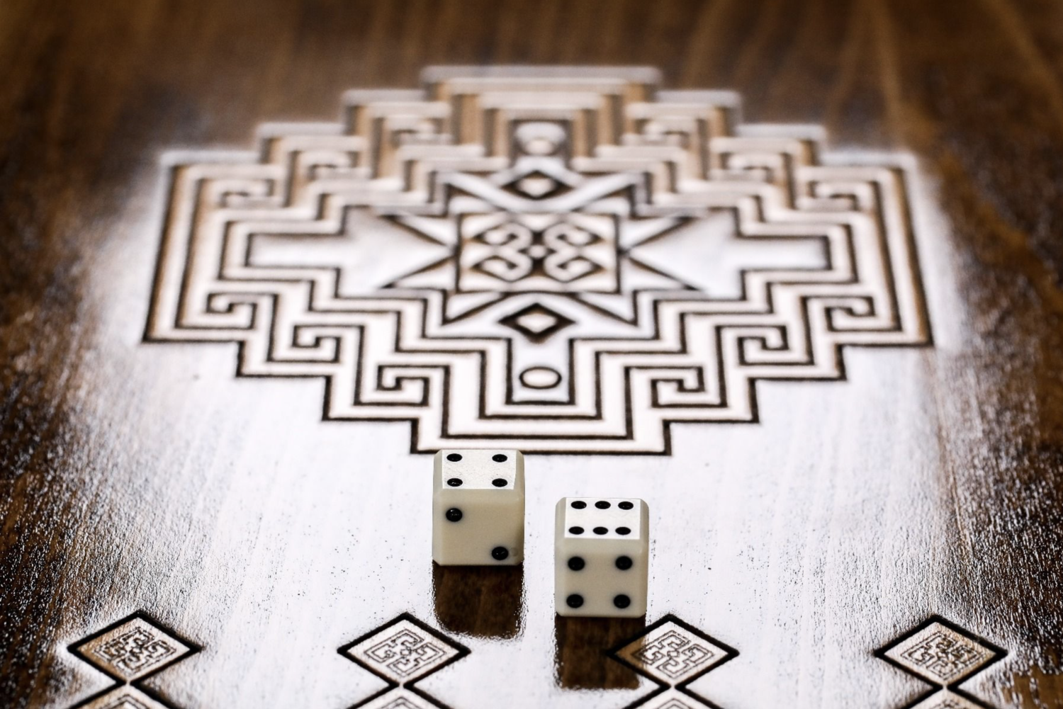 Hand Made Backgammon Board Carpet