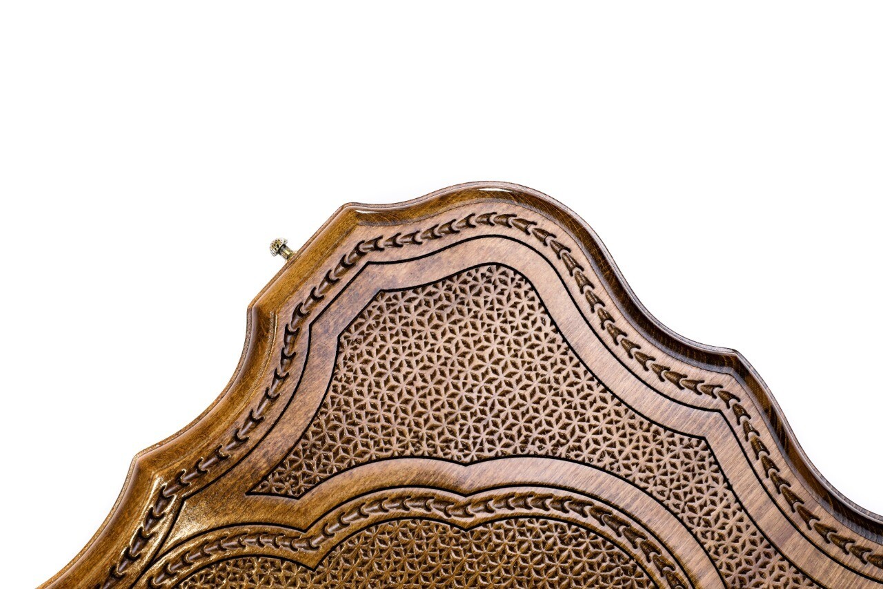 Eternity backgammon with copyrighted contour outline 24" x 12"