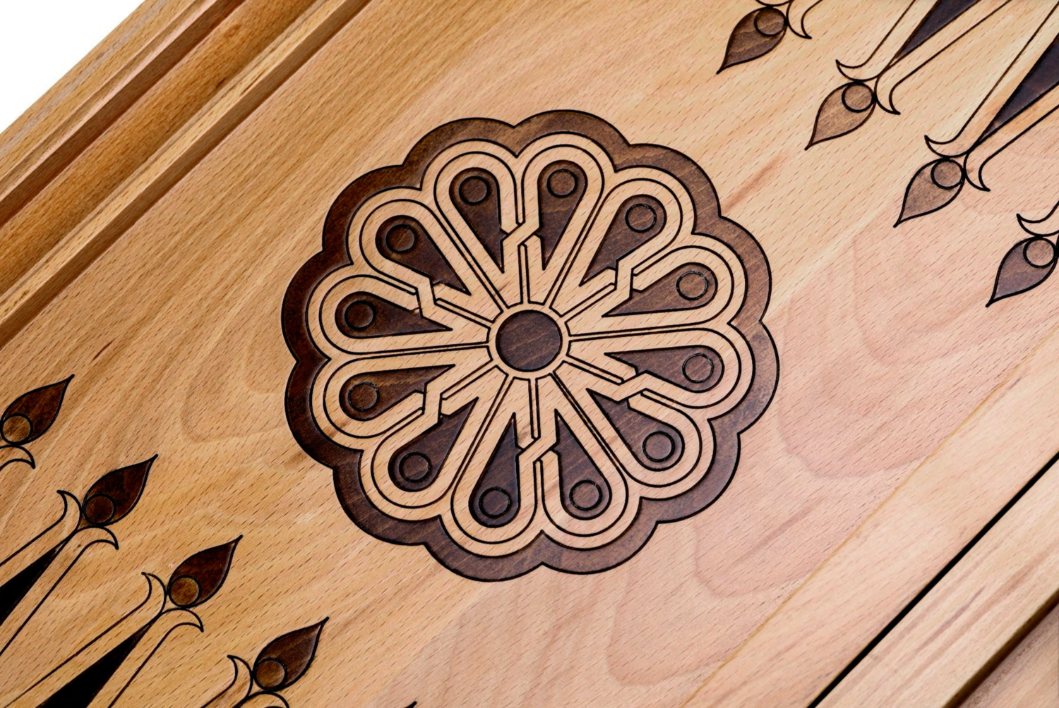 Eternity backgammon classic white 24" x12"