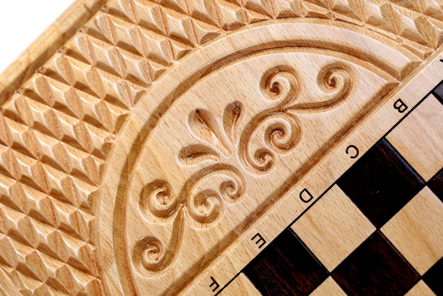 Eternity backgammon classic white 24" x12"