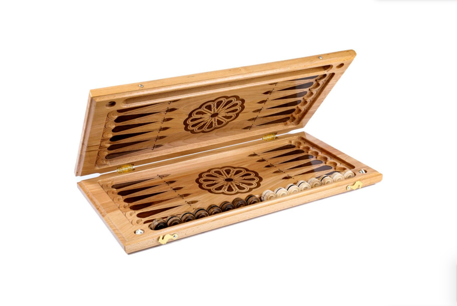 Eternity backgammon classic white 24" x12"