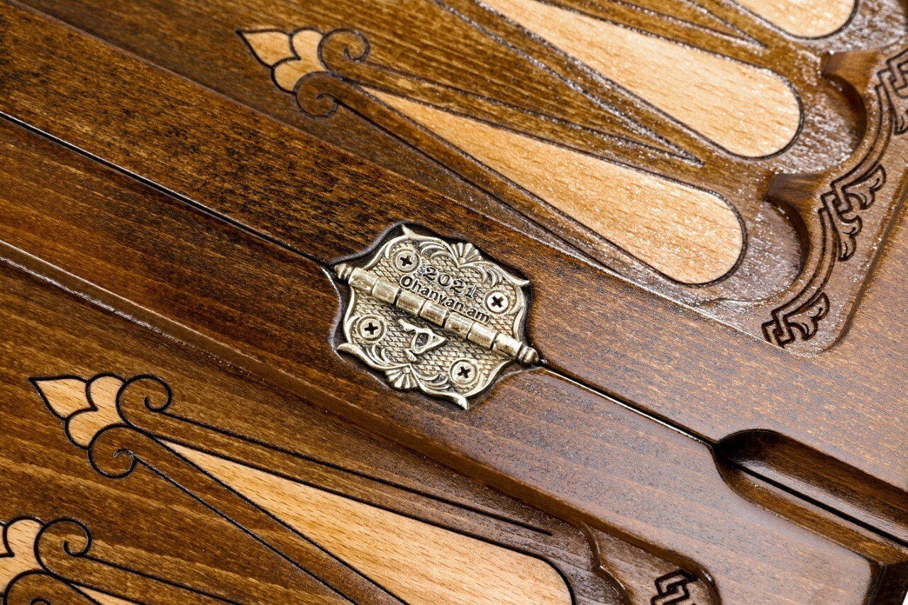 Hand Made Armenian Backgammon Eternity  24" x 12"