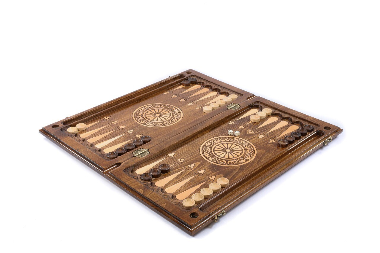 Hand Made Armenian Backgammon Eternity  24" x 12"