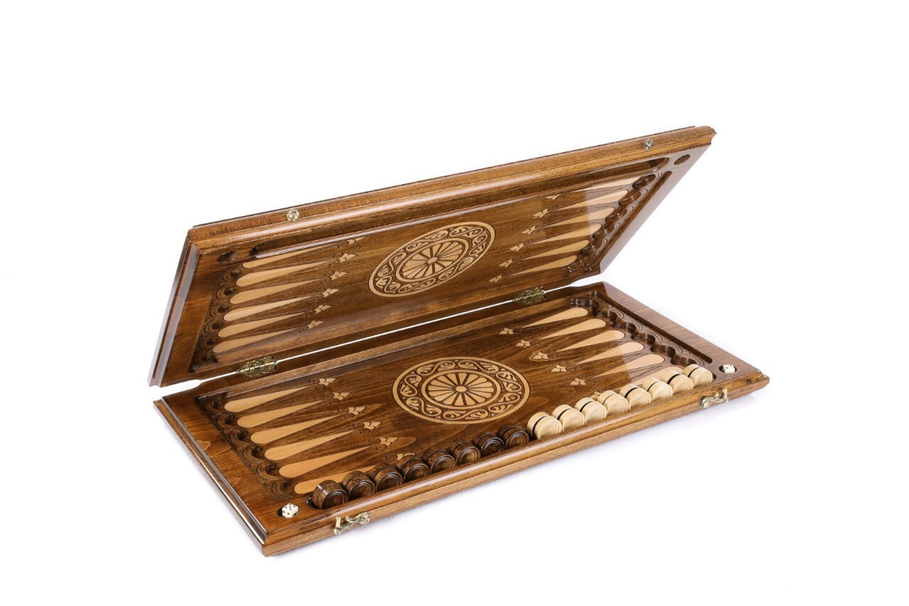Hand Made Armenian Backgammon Eternity  24" x 12"