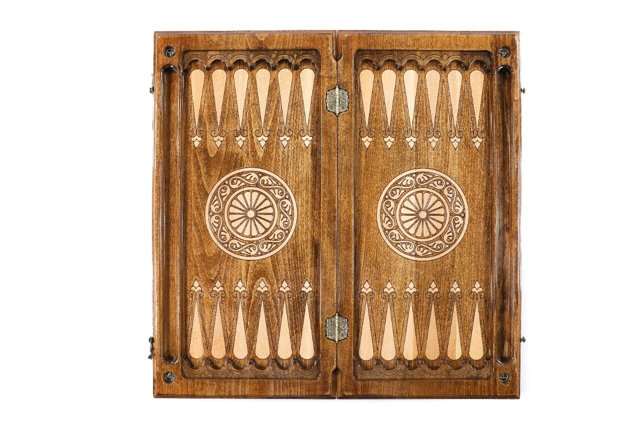 Hand Made Armenian Backgammon Eternity  24" x 12"