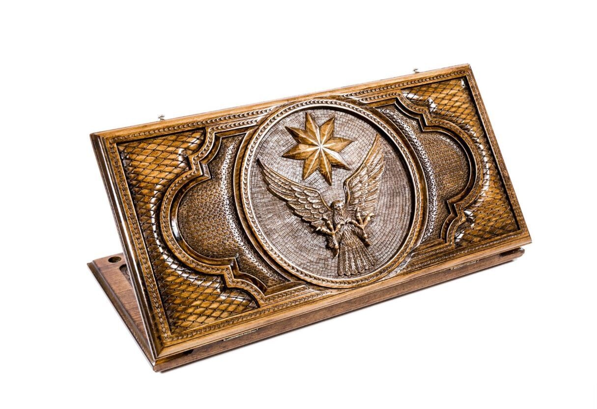 Backgammon Eagle with Octagram classic