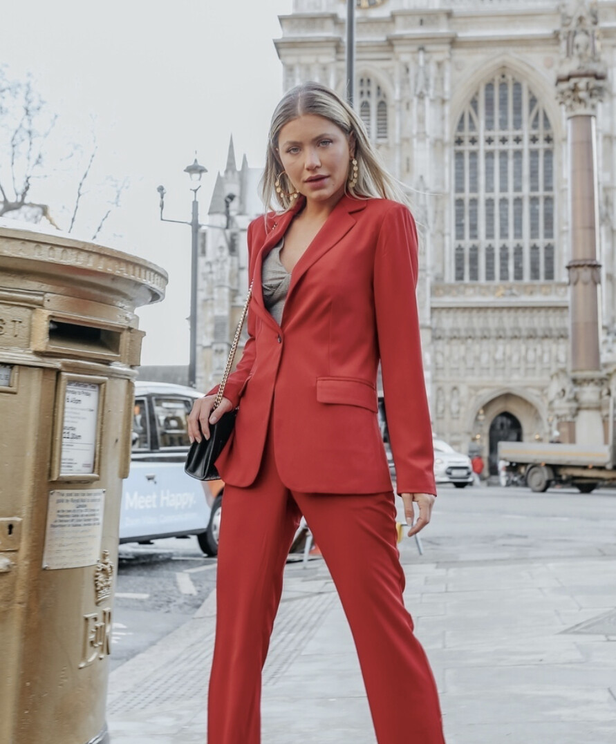Tailored Blazer Fake Pockets