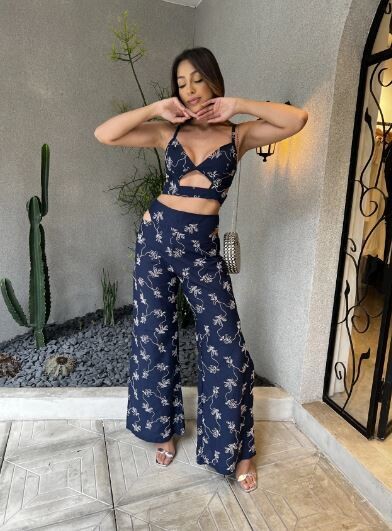 Top/Pantaloon Pants Set