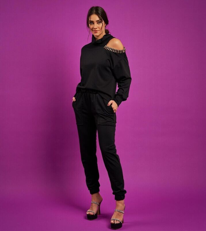 Cropped/Pants Set