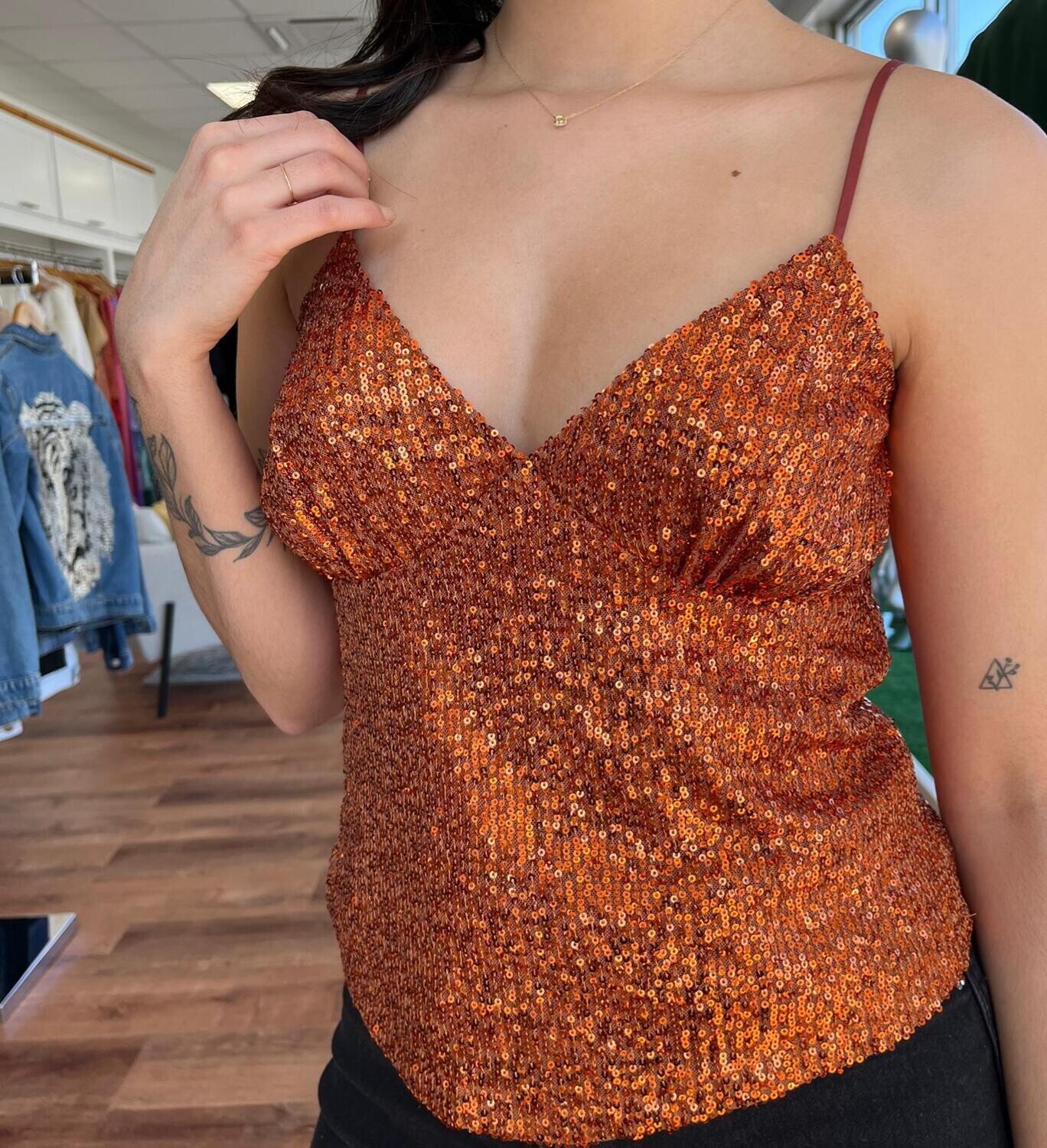 Sequin Tank Top