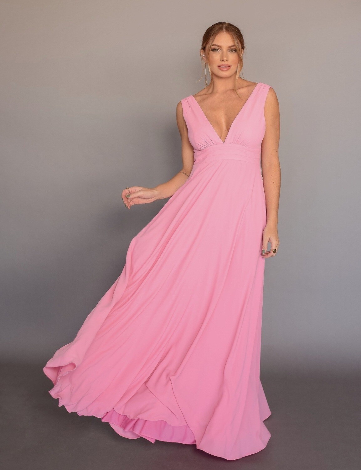Maxi Dress V-Neck