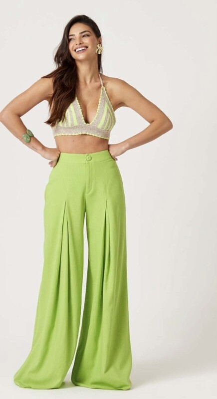 Front Pleat Pantaloon Pants