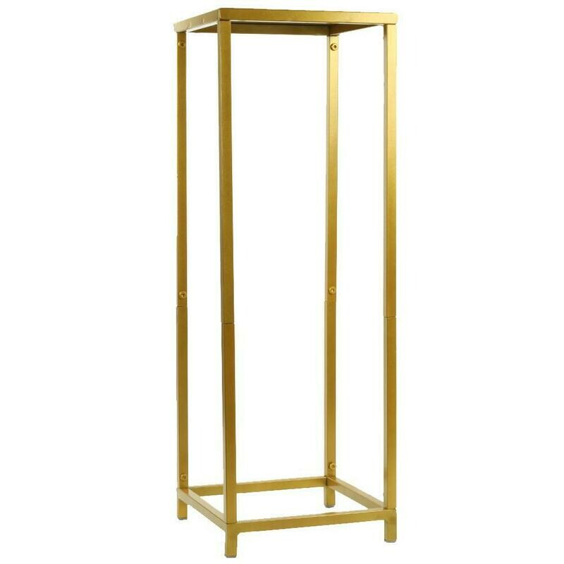 Gold Metal Column Stand