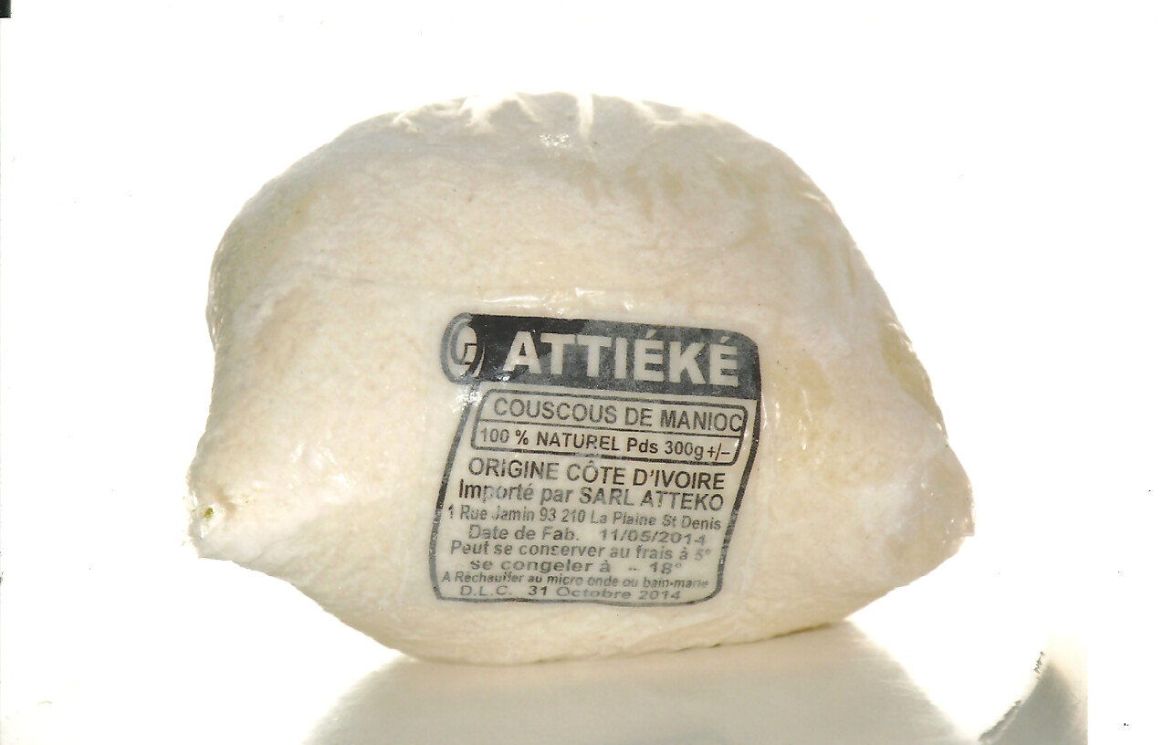 HARINA DE YUCA  ELABORADA  ATTIEKE