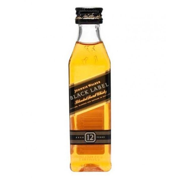 WHISKY JOHNNIE WALKER BLACK LABEL 0,5 CL