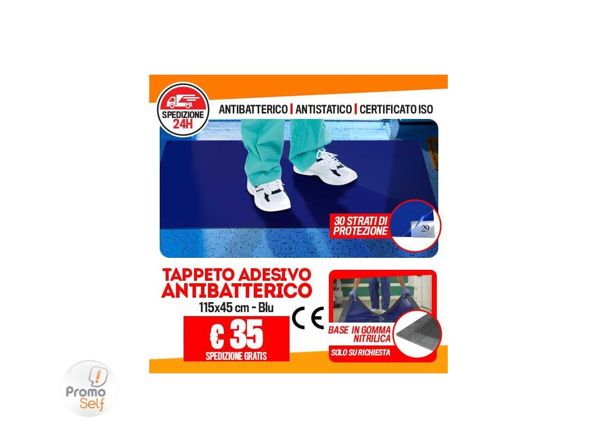 TAPPETO ANTIBATTERICO | PROMOSELF gadget pubblicitari