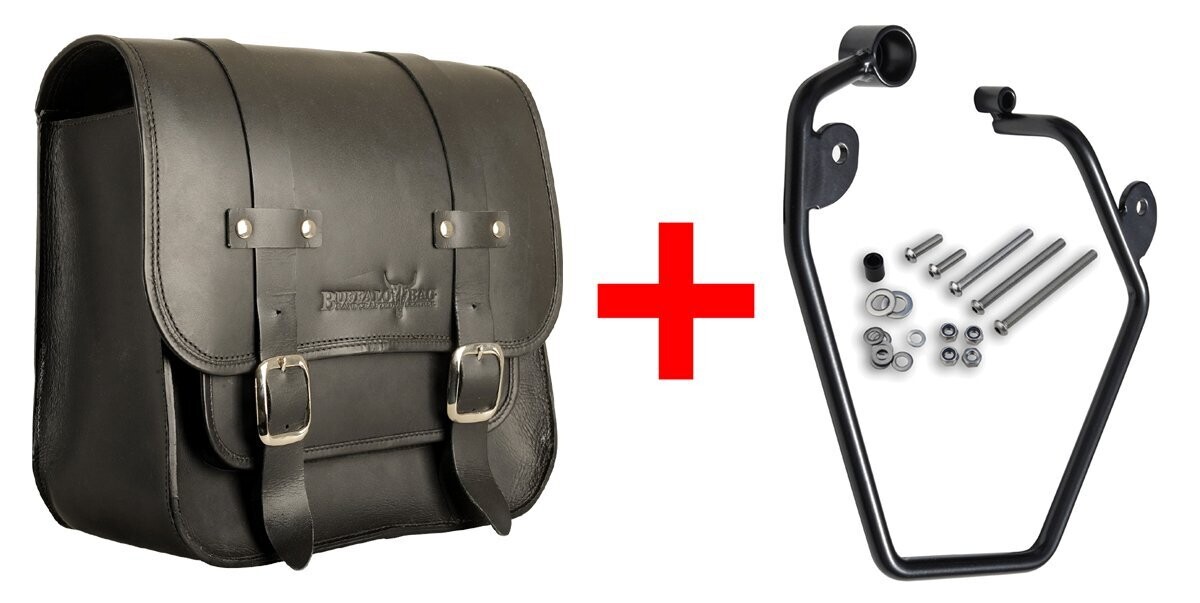 Satteltasche VEGAS 17 Liter mit Halterung Sportster (ab 2016-) außer XR