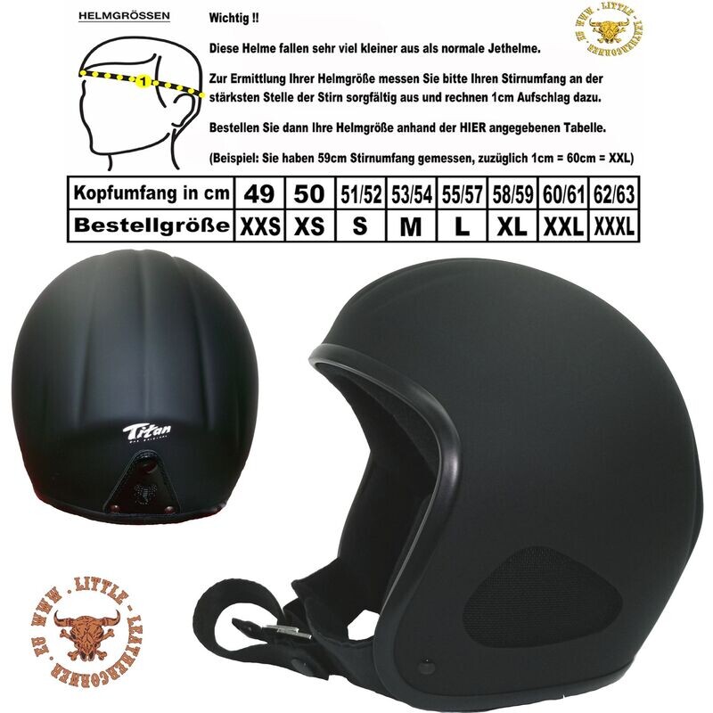 TITAN 1 der Kulthelm Jet Helm matt Scorp24 TITAN 1 der Kulthelm Jet Helm matt Scorp24