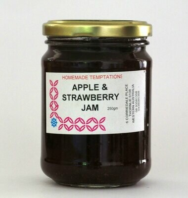 Apple & Strawberry Jam 250gm