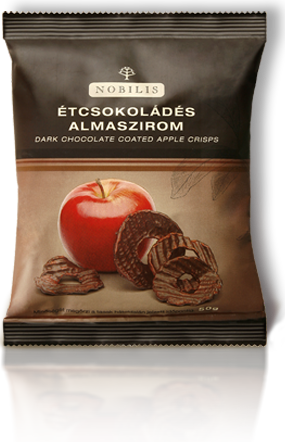 Étcsokoládés Almaszirom 50g