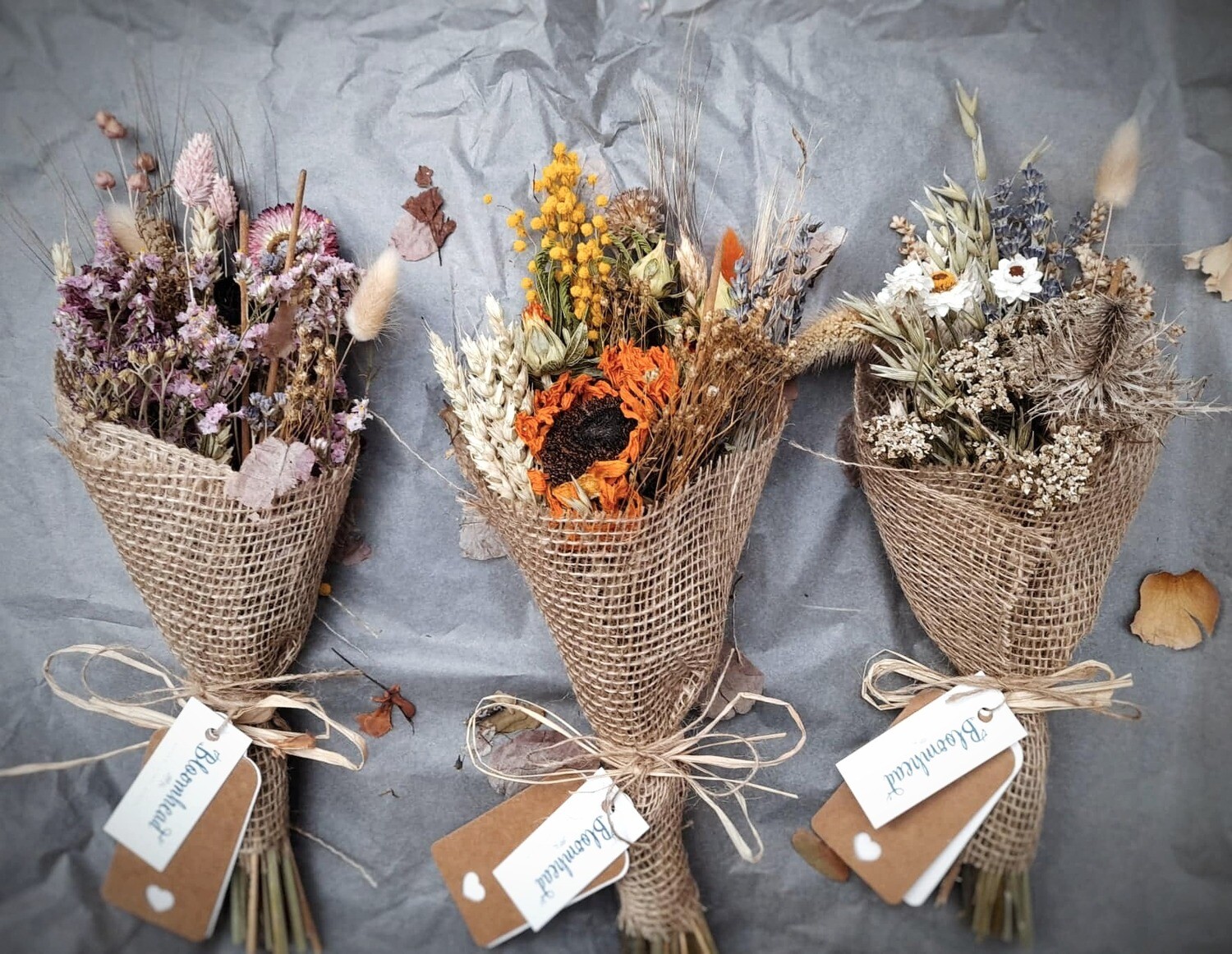 Dried flower gift set