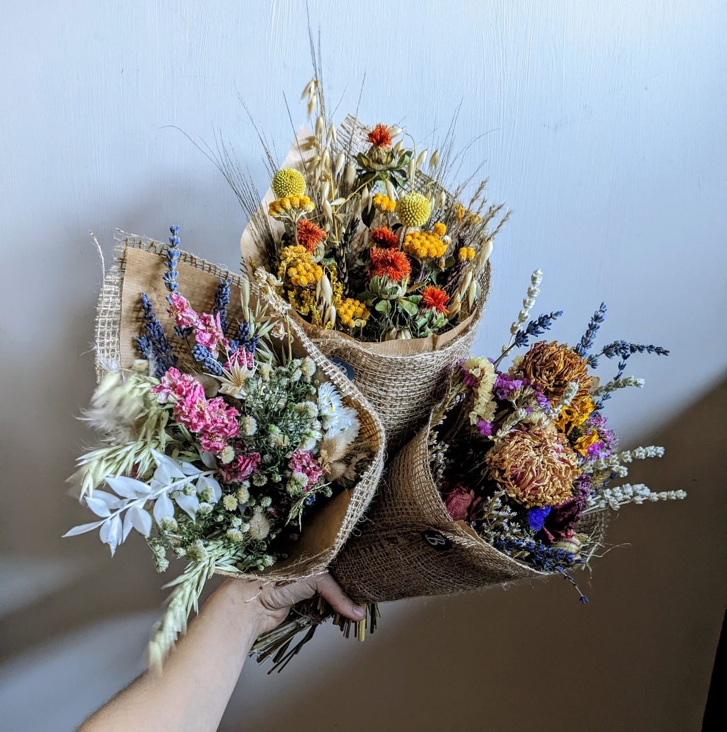 Rustic Dried Flower Bunch
