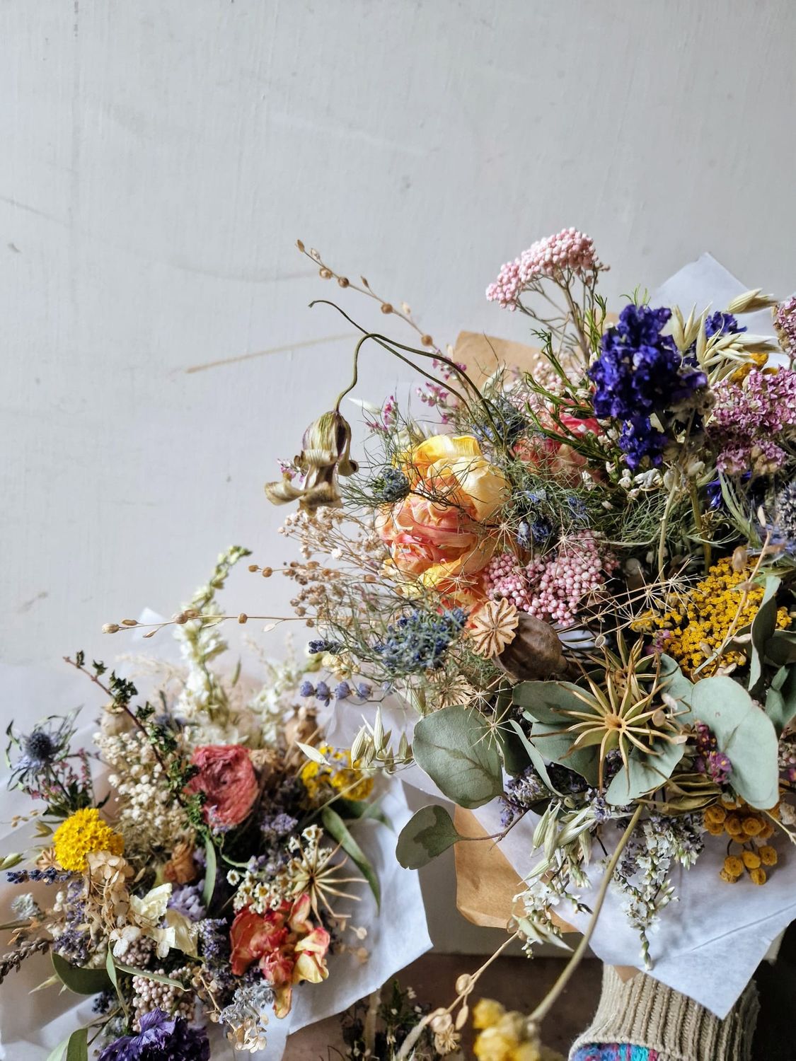 Hand-Tied Wildflower Dried Bouquet