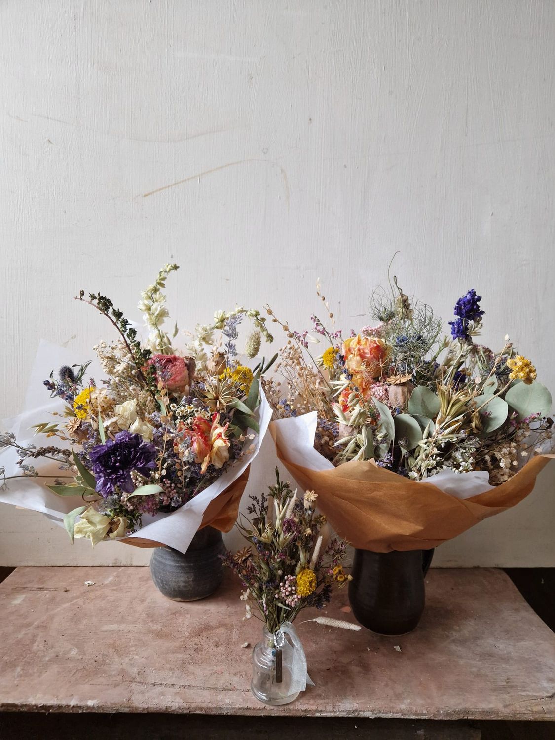 Hand-Tied Wildflower Dried Bouquet