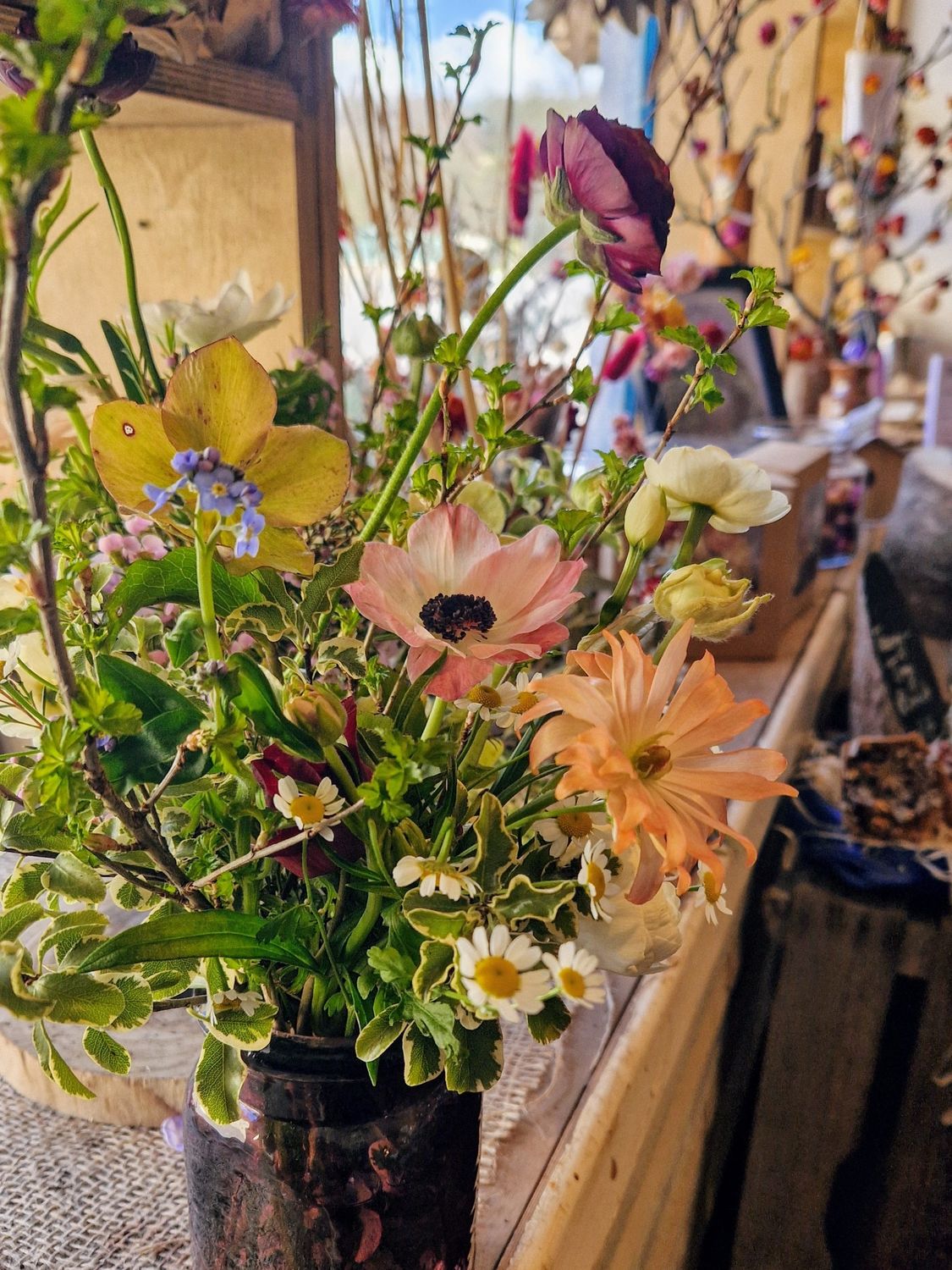 Mother’s Day Jam Jar Flowers