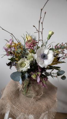Floral Jam Jar