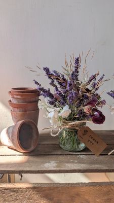 Sweet Pea &amp; Lavender Jam Jar