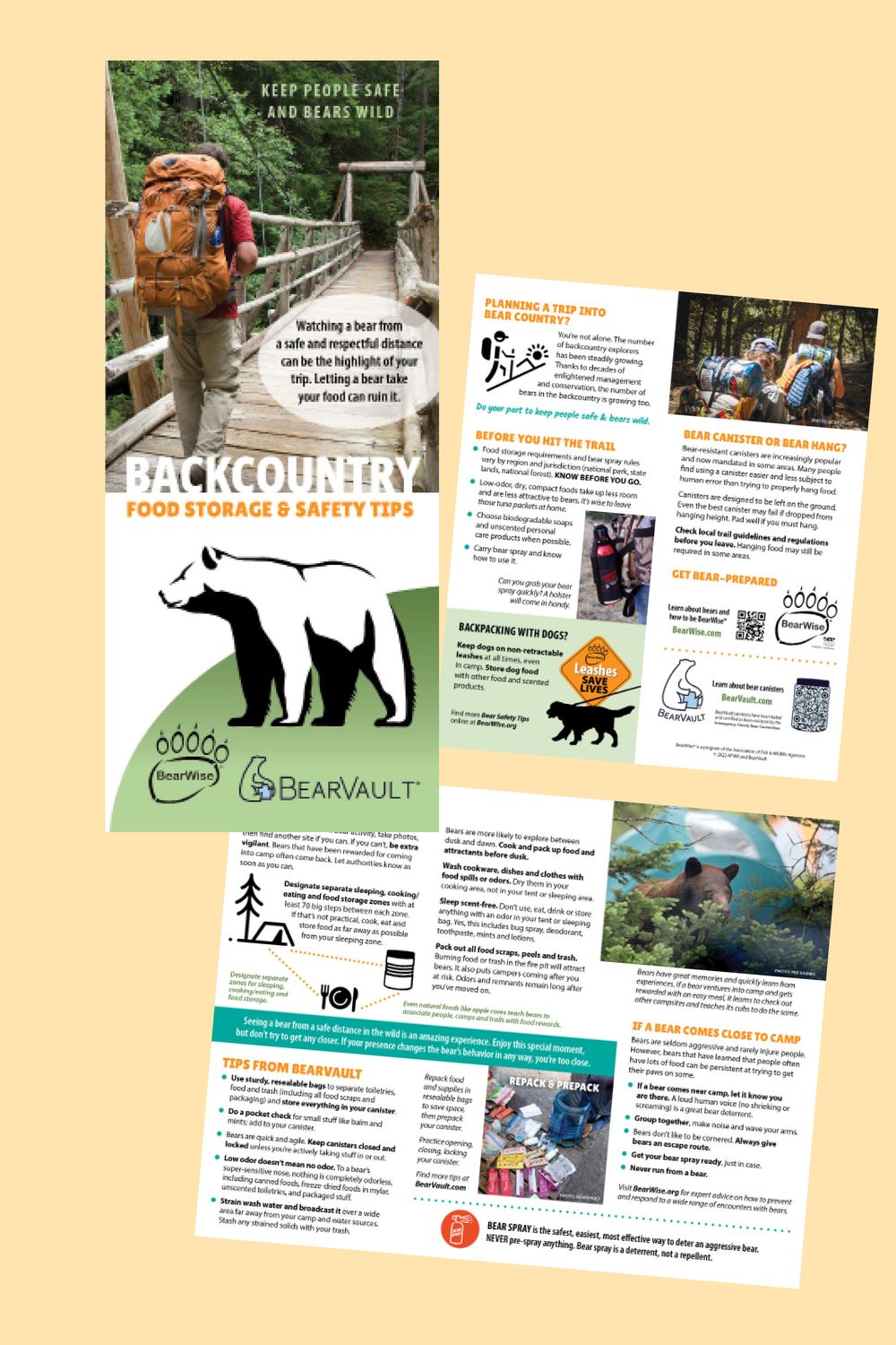 Backcountry Food Storage & Safety Tips Pocket Guide BearWise Store
