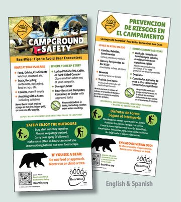 BearWise Campground Safety Card