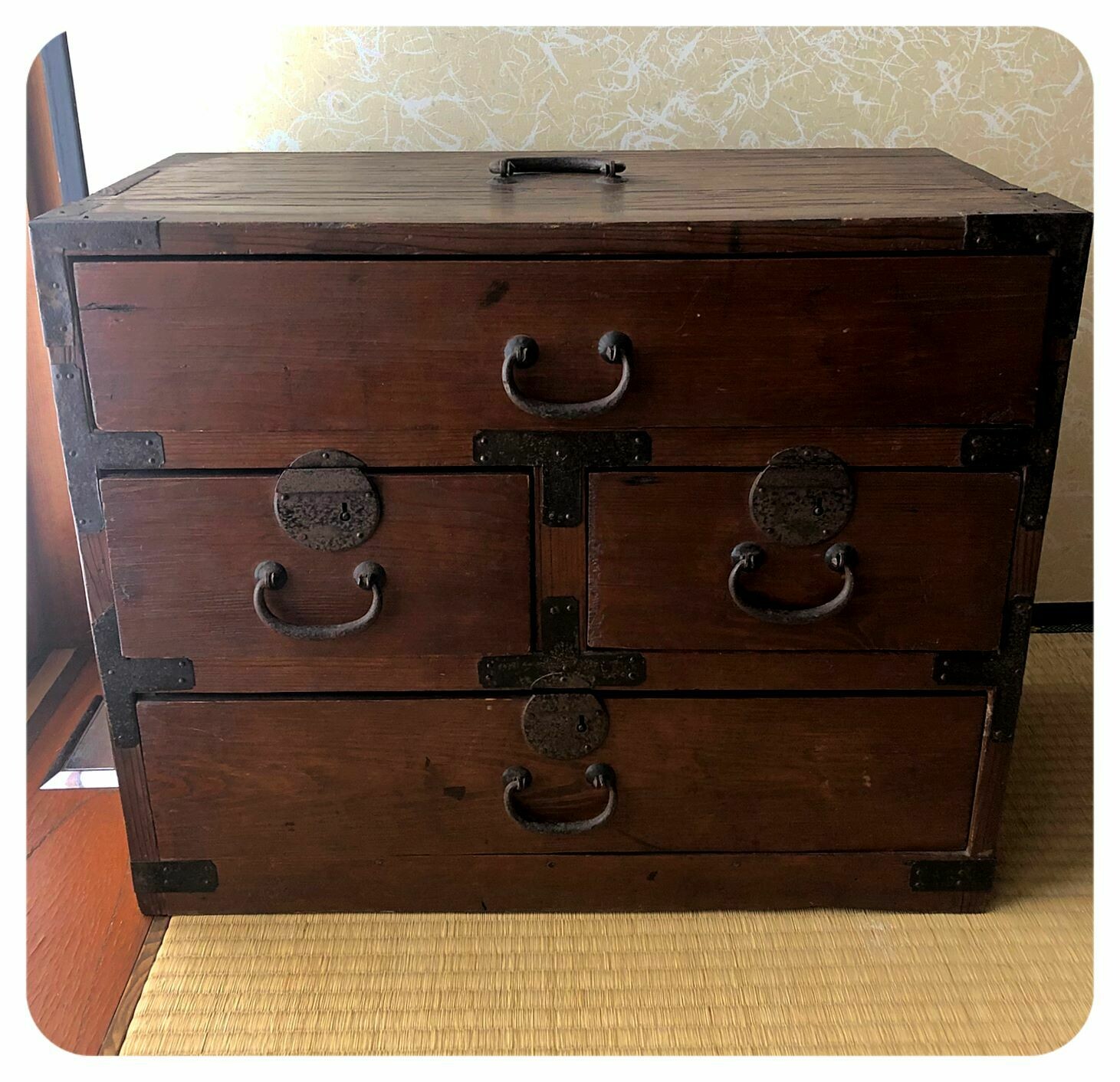 Antique Japanese Small Cabinet - KOTANSU
