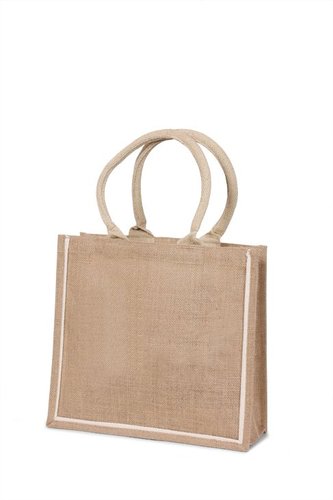 Jute shopping bag with webbed handles (Price for 50 pcs)