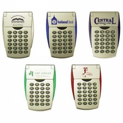 50 pcs Flip flop calculator with colorful side grips.