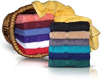 16x30 hand towels by Royal Comfort. 100 % Combed Cotton. 12 pcs