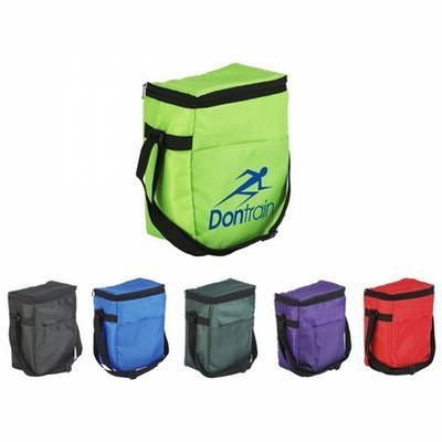 Insulated 12-pack cooler bag is made of 210 Denier polyester - 50 pcs Total